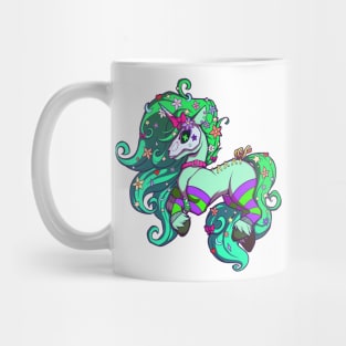 Goth Pony - Green Mug